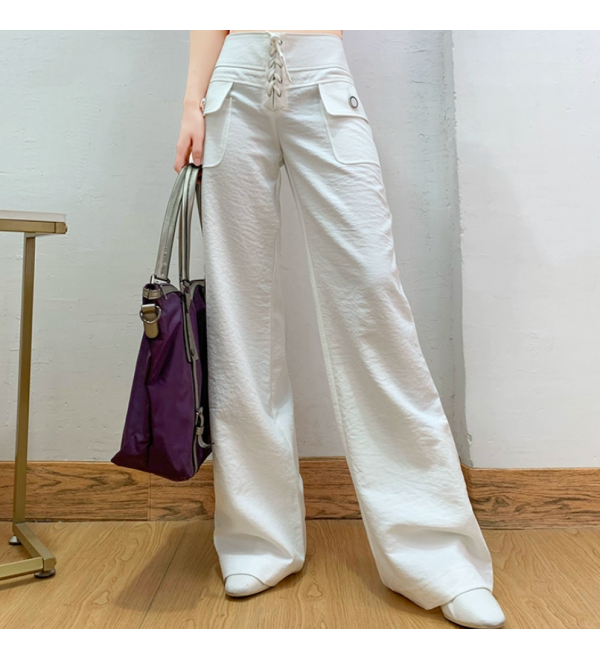 White elegant workplace pants