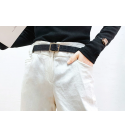 Glossy corduroy casual pants straight pants long pants